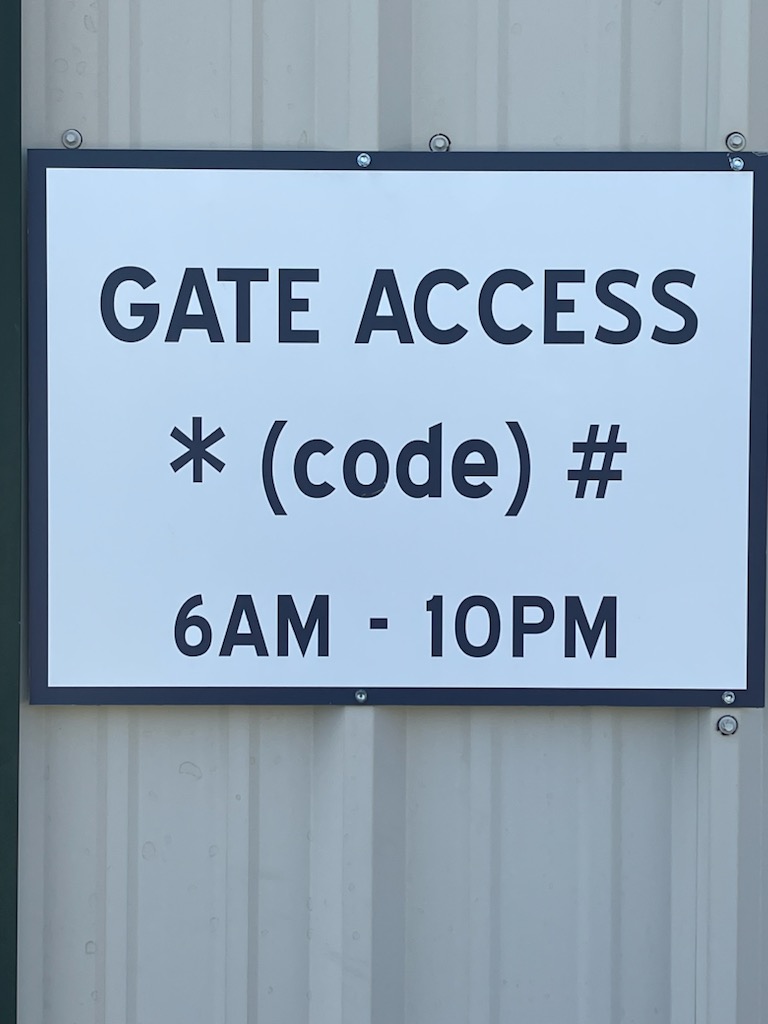 Gate Access Instructions